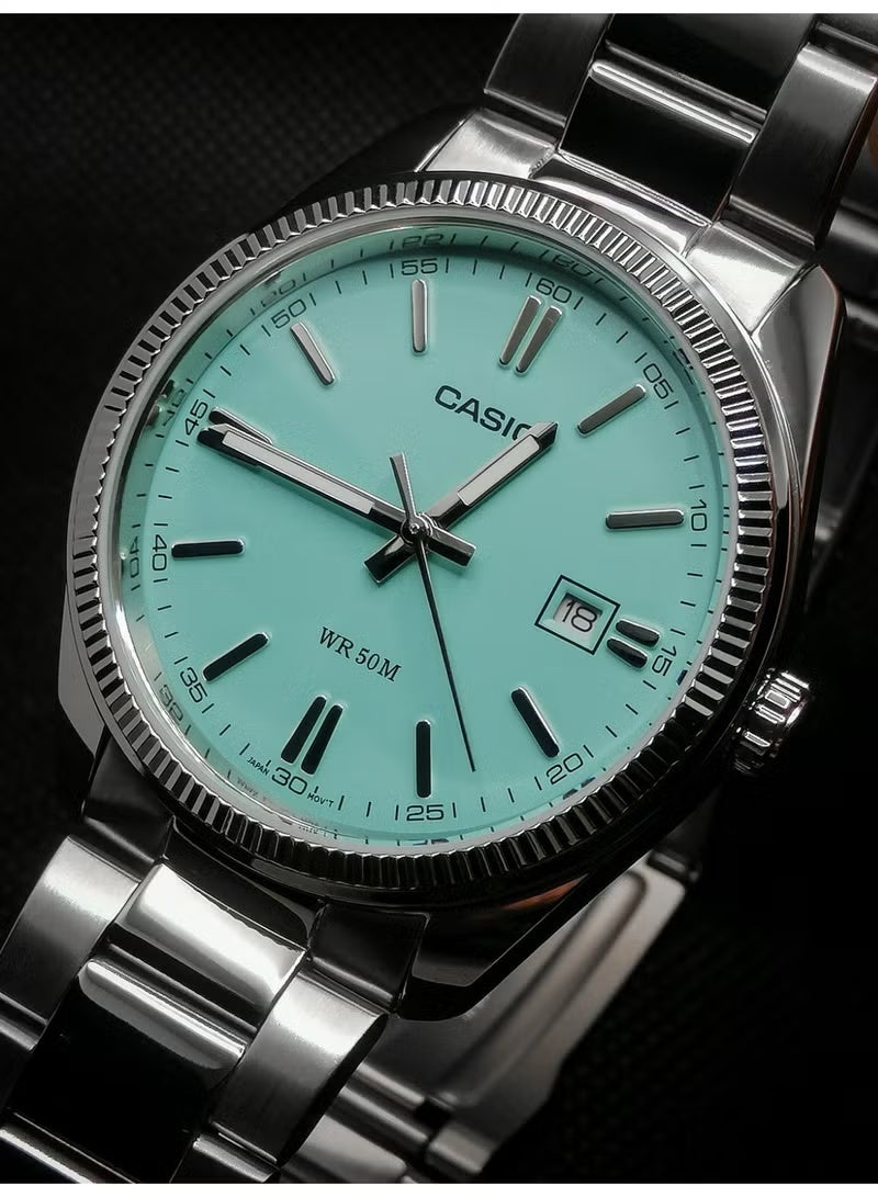 Casio MTP-1302D-2A2VEF Silver Tiffany Dial - Image 2